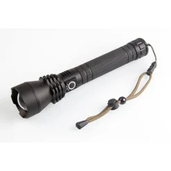 TORCIA LAMPADA LED CREE P50 RICARICABILE 2000 LUMEN 80000 W ZOOM DOPPIA BATTERIA