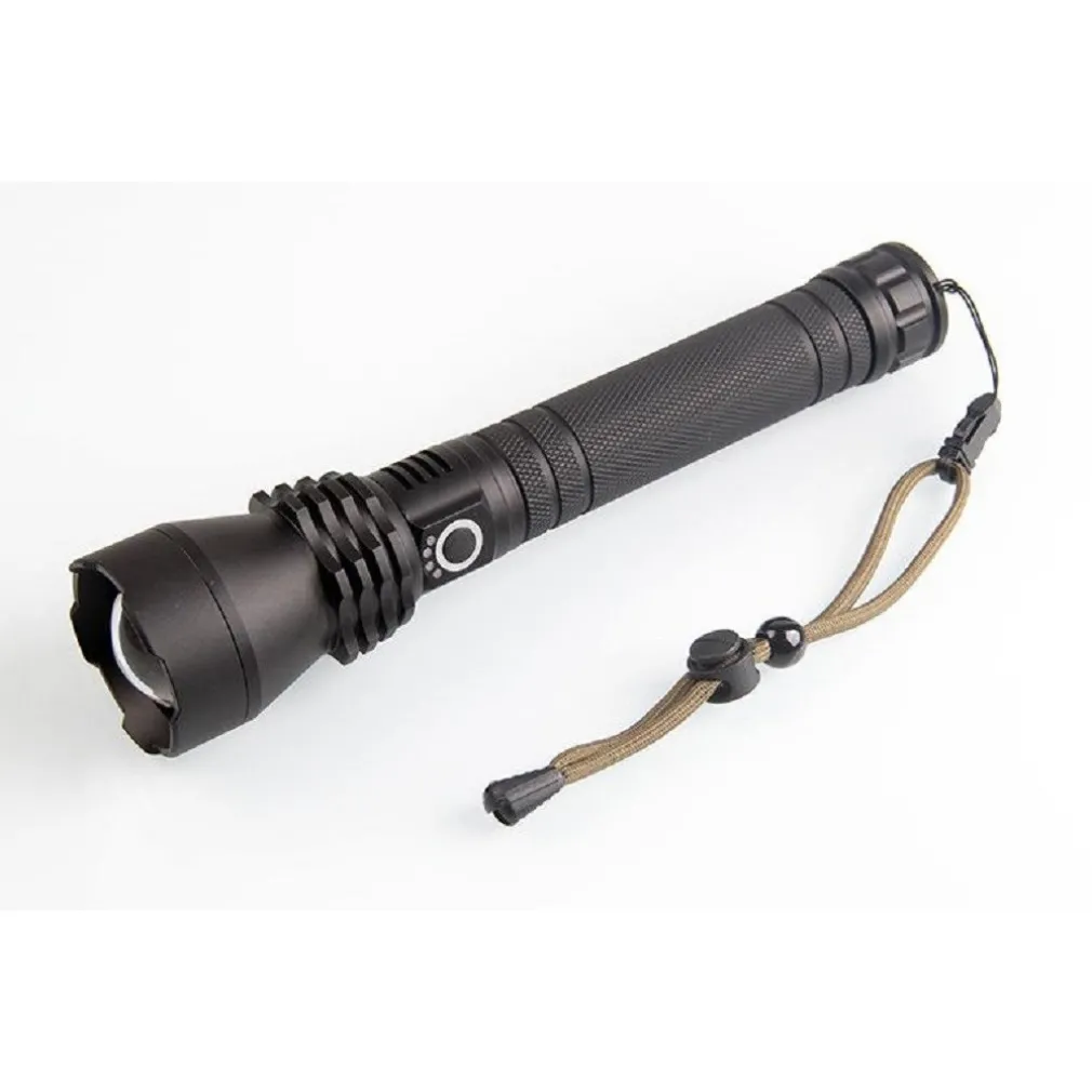 TORCIA LAMPADA LED CREE P50 RICARICABILE 2000 LUMEN 80000 W ZOOM DOPPIA BATTERIA