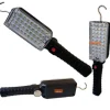 TORCIA LAMPADA PORTATILE GANCIO CALAMITATA 34 LED DA LAVORO RICARICABILE ZJ-859