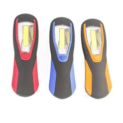 TORCIA LAMPADA PORTATILE A LED COB STRISCIA LED COB CALAMITATA CON GANCIO 3 WATT