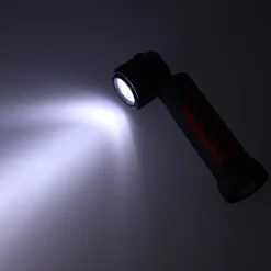 TORCIA LAMPADA PORTATILE RICARICABILE LED STRIP COB BASE CALAMITATA ALLUNGABILE