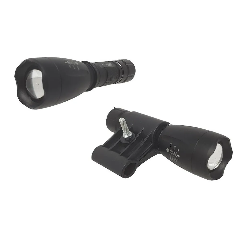 TORCIA LED A BATTERIA RICARICABILE CON SLITTA PER SOFTAIR CONTROLLO REMOTO Q1891