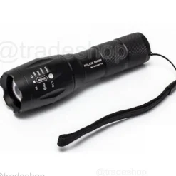 TORCIA LED A LUCE BIANCA SOLIDA 80000 W RICARICABILE WATERPROOF SUPPORTO BICI