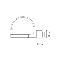 TORCIA LED COB FRONTALE TESTA 3W LUCE REGOLABILE ESCURSIONI PESCA GITE DT-2016