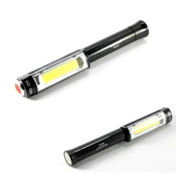 TORCIA LED COB LAMPADA PORTATILE EMERGENZA A LED STRIP COB CALAMITA DA LAVORO Q5