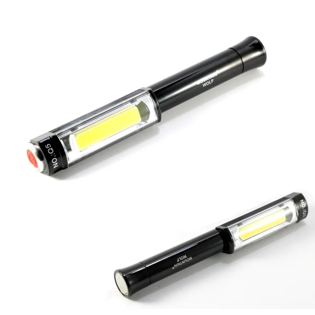 TORCIA LED COB LAMPADA PORTATILE EMERGENZA A LED STRIP COB CALAMITA DA LAVORO Q5