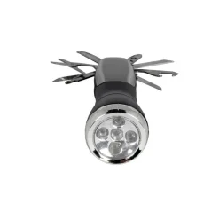 TORCIA LED CREE T6 5 LED RICARICABILE CON COLTELLINO SVIZZERO CAMPEGGIO DT-2104
