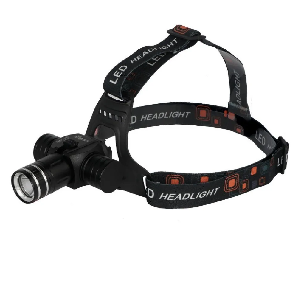 TORCIA LED CREE T6 FRONTALE DA TESTA IMMERSIONE SUBACQUEA RICARICABILE DT-2112