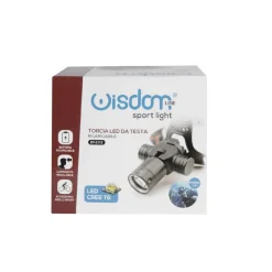 TORCIA LED CREE T6 FRONTALE DA TESTA IMMERSIONE SUBACQUEA RICARICABILE DT-2112