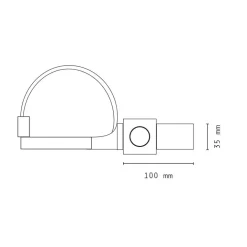 TORCIA LED CREE T6 FRONTALE DA TESTA IMMERSIONE SUBACQUEA RICARICABILE DT-2112