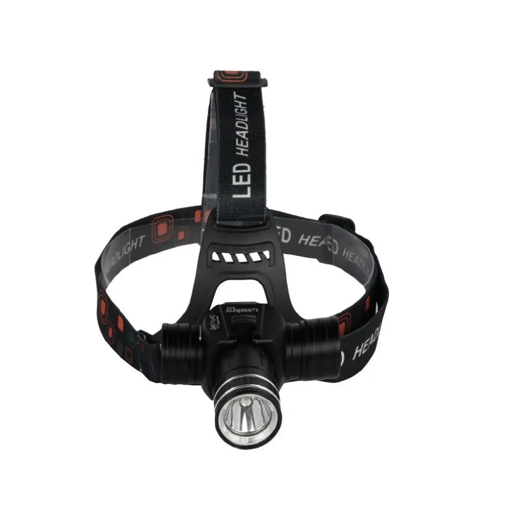 TORCIA LED CREE T6 FRONTALE DA TESTA IMMERSIONE SUBACQUEA RICARICABILE DT-2112