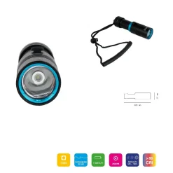 TORCIA LED CREE T6 RICARICABILE PER IMMERSIONI SUBACQUEE FINO A 30 METRI DT-2148