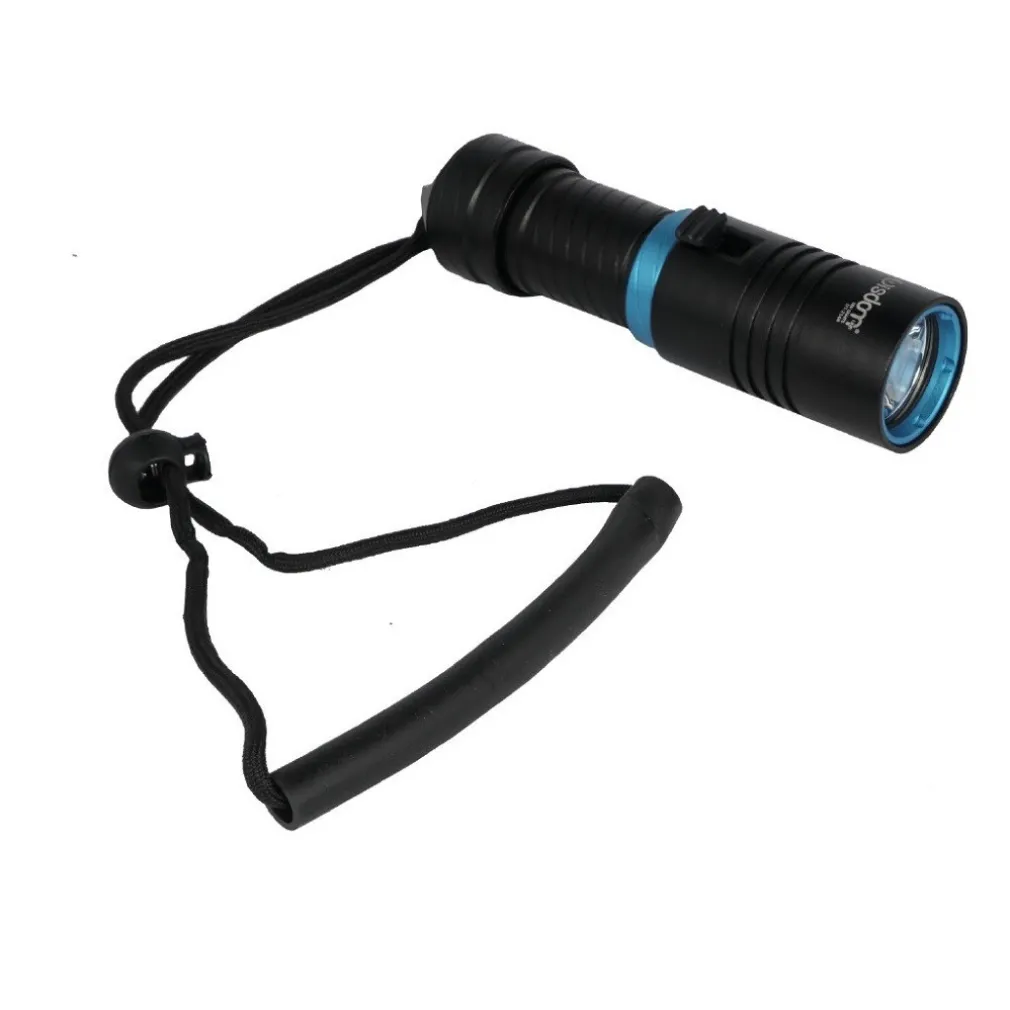 TORCIA LED CREE T6 RICARICABILE PER IMMERSIONI SUBACQUEE FINO A 30 METRI DT-2148