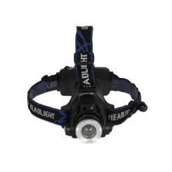 TORCIA LED DA TESTA FRONTALE RICARICABILE INDUZIONE CREE T6 REGOLABILE DT-2169