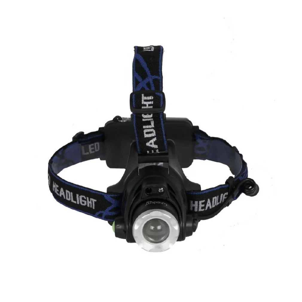 TORCIA LED DA TESTA FRONTALE RICARICABILE INDUZIONE CREE T6 REGOLABILE DT-2169