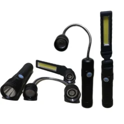 TORCIA LED 3IN1 MULTIFUNZIONE BL-X8 RICARICABILE 80000W LED CREE BASE MAGNETICA