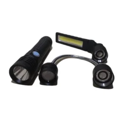 TORCIA LED 3IN1 MULTIFUNZIONE BL-X8 RICARICABILE 80000W LED CREE BASE MAGNETICA