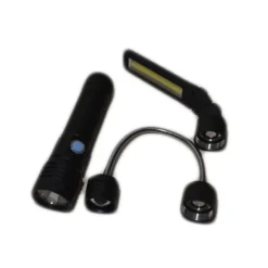 TORCIA LED 3IN1 MULTIFUNZIONE BL-X8 RICARICABILE 80000W LED CREE BASE MAGNETICA