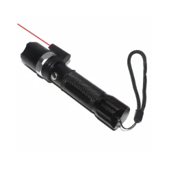 TORCIA LED MILITARE CREE TATTICA CON ZOOM RICARICABILE CON LASER ROSSO