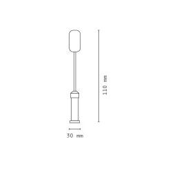 TORCIA LED MULTIFUNZIONE LAMPADA TORCETTA MAGNETICA SMD 2835 TASCABILE DT-2009