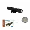 TORCIA LED RICARICABILE CREE T6 REGOLABILE MILITARE CON MIRINO PER FUCILE DT2006