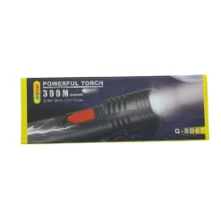 TORCIA LED USB RICARICABILE 30 WATT POTENTE GAMMA 300M DESIGN ELEGANTE Q-SD07