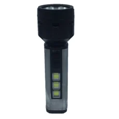 TORCIA LED USB RICARICABILE 5W+3 LUCI COB CAMPEGGIO ESCURSIONISMO CACCIA Q-LED66