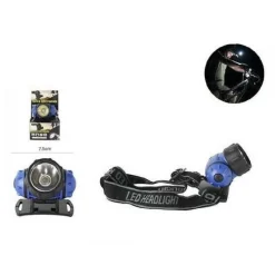 TORCIA LUCE FRONTALE LAMPADA TESTA LED CACCIA LAVORO ESCURSIONI 3W JD004 63372