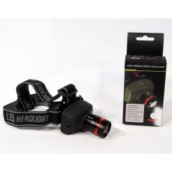 TORCIA LUCE LED LAMPADA FRONTALE TESTA 3W CASCO HEADLAMP CACCIA PESCA