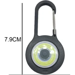 TORCIA LUCE TASCABILE A LED COB MINI CON BATTERIA MOSCHETTONE MANICI PER ESTERNI