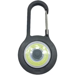 TORCIA LUCE TASCABILE A LED COB MINI CON BATTERIA MOSCHETTONE MANICI PER ESTERNI