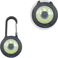 TORCIA LUCE TASCABILE A LED COB MINI CON BATTERIA MOSCHETTONE MANICI PER ESTERNI