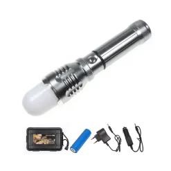 TORCIA PORTATILE A LED TEKONE TO-BL101 RICARICABILE LUCE POTENTE IN ALLUMINIO