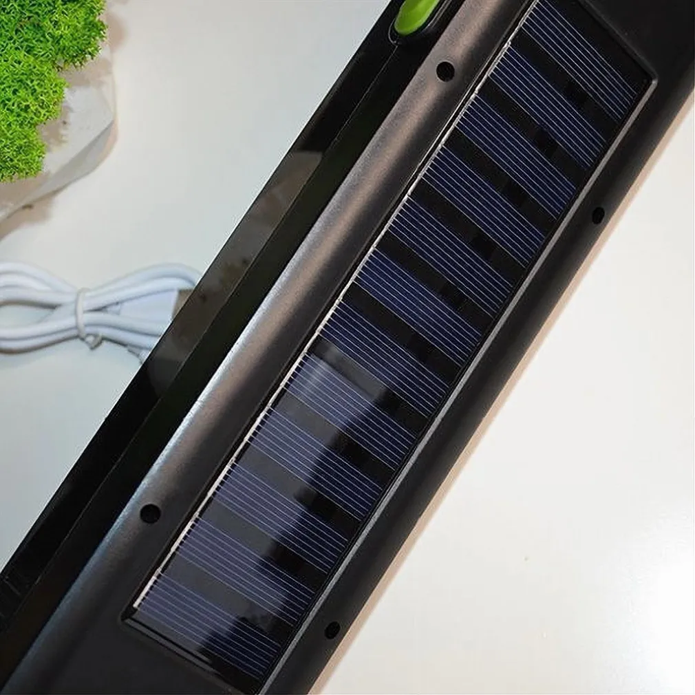 TORCIA PORTATILE LAMPADA DI EMERGENZA RICARICABILE USB A CARICA SOLARE 32 LED