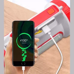 TORCIA SOLARE RICARICABILE USB A LED MULTIFUNZIONE CON LUCE LATERALE PORTATILE