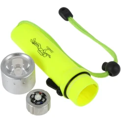 TORCIA SUBACQUEA IMPERMEABILE LED 180 LUMEN CREE 40 metri Q3 SUB LUCE LAMPADA 3W