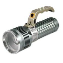 TORCIA TATTICA 1 LED CREE CON ZOOM RICARICABILE EMERGENZA A BATTERIE 1820