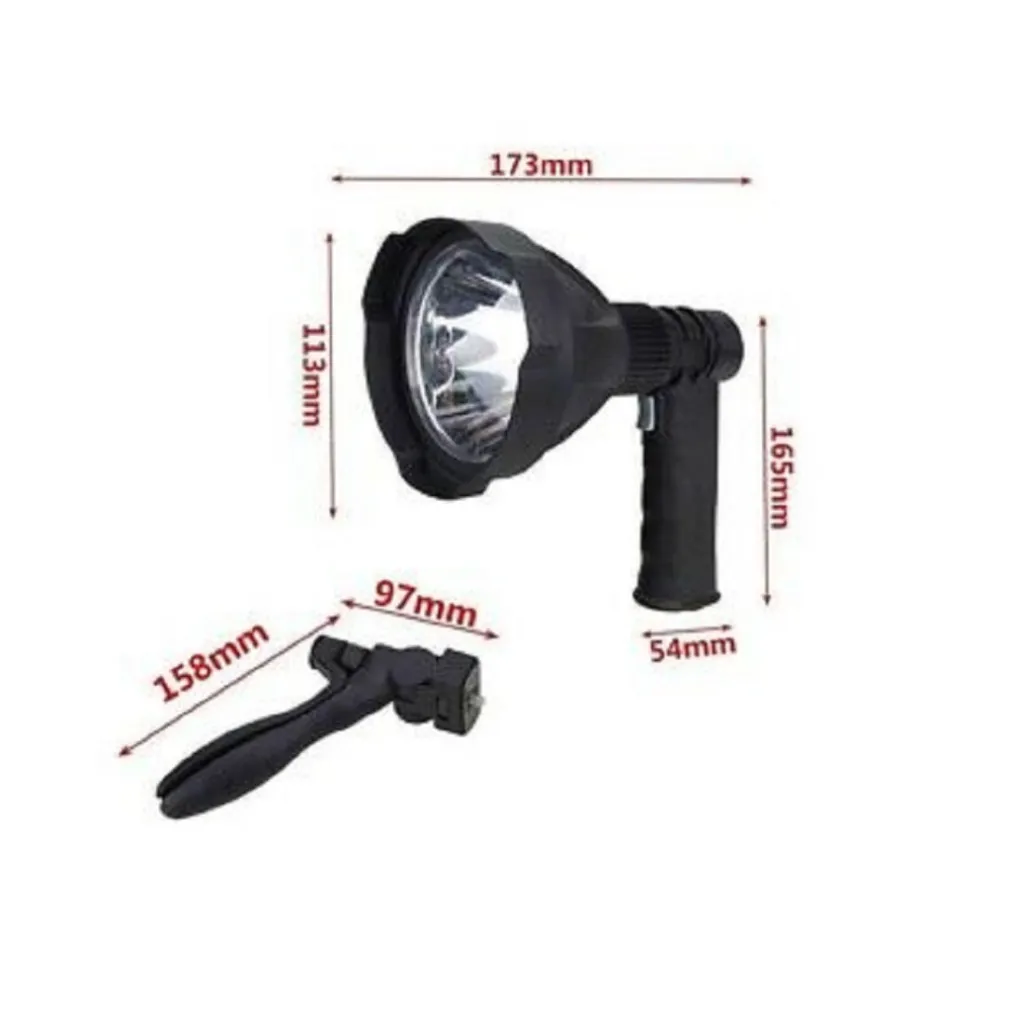 TORCIA TATTICA MILITARE A LED RICARICABILE PISTOLA 8000 LUMEN T6 CREE Q-L442