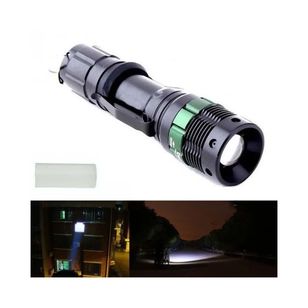 TORCIA TATTICA MILITARE CREE LED XENON ZOOM RICARICABILE 15000W