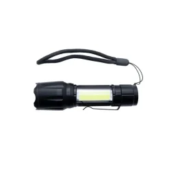 TORCIA TATTICA USB RICARICABILE A LED ZOOM TELESCOPICO ESCURSIONI PESCA TX-9633