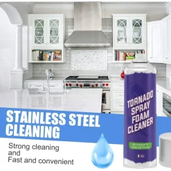 TORNADO SPRAY BOMBOLETTA SPRAY SCHIUMA MAGICA DETERGENTE PER LA PULIZIA DI TUTTO