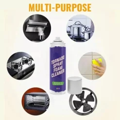 TORNADO SPRAY BOMBOLETTA SPRAY SCHIUMA MAGICA DETERGENTE PER LA PULIZIA DI TUTTO