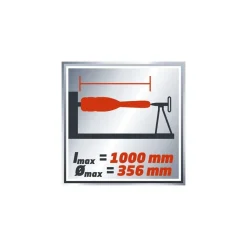 TORNIO PER LEGNO EINHELL TC-WW 1000 MOTORE 350 W N.4 VELOCITA'