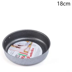 TORTIERA ROTONDA RIVESTIMENTO ANTIADERENTE ANTIGRAFFIO Ø18-22-26-30CM TEGLIA CUCINA