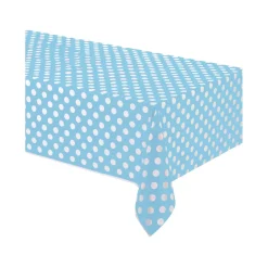 TOVAGLIA PLASTICA PER FESTE AZZURRO POIS COMPLEANNI MATRIMONIO BATTESIMO PARTY