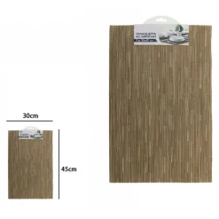 TOVAGLIETTA TOVAGLIETTE ALL'AMERICANA COLAZIONE CUCINA 30 X 45 CM MARRONE 72291