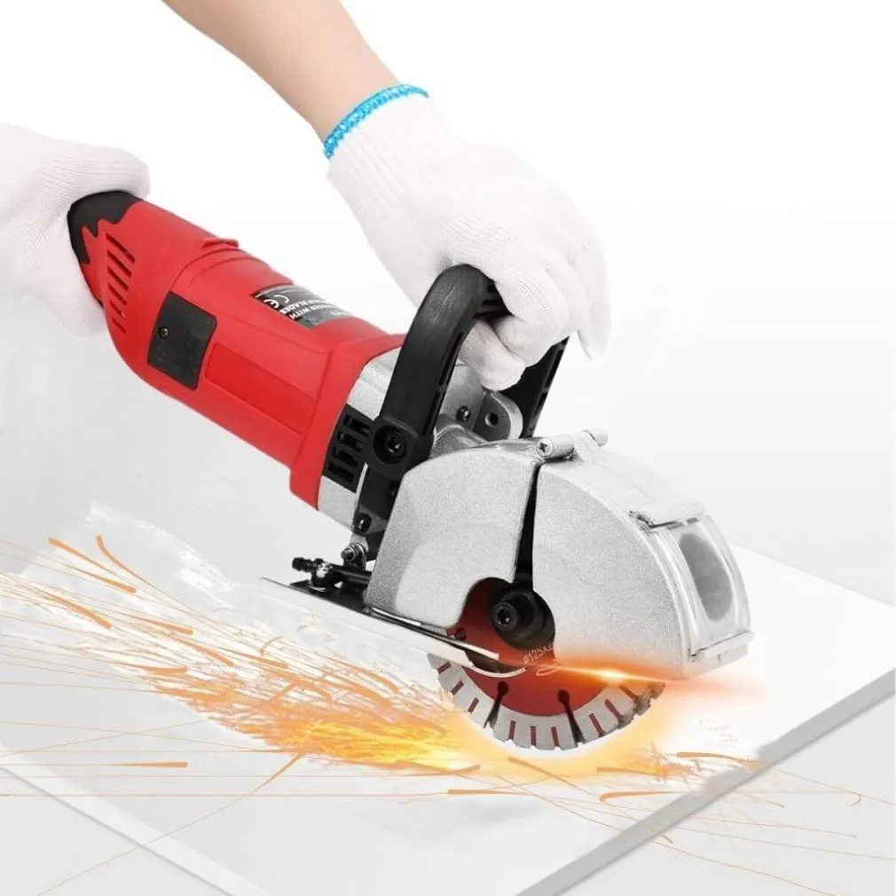 TRACCIATRICE SCANALATRICE A DISCO 5 DISCHI SCANALATORE MURO 2800W POMPA ACQUA