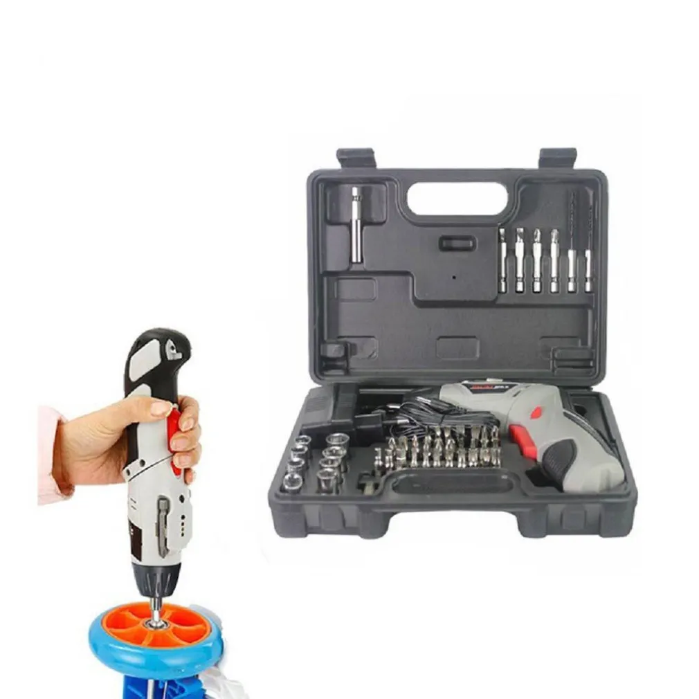 TRAPANO AVVITATORE A BATTERIA AL LITIO IN VALIGETTA 4,8V 48 PZ SNODABILE LED 48P