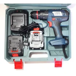 TRAPANO AVVITATORE A BATTERIA LITIO A PERCUSSIONE 20V DOPPIA BATTERIA + VALIGIA