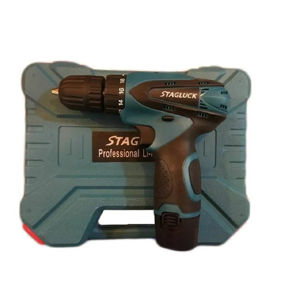 TRAPANO AVVITATORE A BATTERIA A LITIO VALIGETTA 14.4V CORDLESS DOPPIA BATTERIA